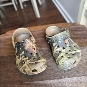 Kids Camouflage Crocs